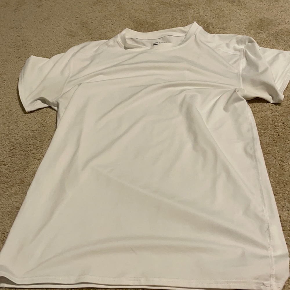 White compression shirt